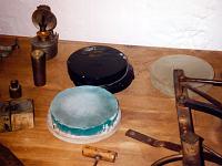 Astronomie 02  Arbeitsplatz von Friedrich Wilhelm Herschel in Bath, England, an dem Spiegel f&uuml;r seine Telekope schliff.