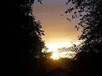 DieSonne 40  Sonnenuntergang am 14.06.2014 gegen 20:58 &uuml;ber Kuchen bei Geislingen an der Steige.