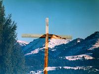 Landschaften 01  Blick vom Hochh&auml;derich in Richtung Hochgrad mit Kreuz des Schnecklesbergs.