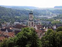 Landschaften 27  Stadtpfarrkirche St. Martin in Biberach den der Riss am Sch&uuml;tzen Dienstag den 20.07.2010