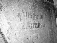 LostPlace 018  .... ohnen Worte ...., entdeckt bei einem Streifzug durch das Hauptwerk Oberer Eselsberg der Bundesfestung Ulm am 22.02.2014