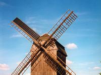 Technik 03  Windm&uuml;hle in Th&uuml;ringen.