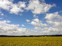 Wolken 25  Haufenwolken (Cumulus) am 20.05.2013 &uuml;ber Lonsee.