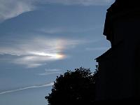 Wolken 33  Erscheinung einer Nebensonne am 26.09.2014 in Bernstadt.