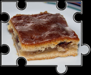 Gedeckter Apfelkuchen