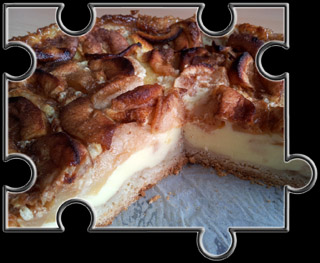 Apfel-Quark-Kuchen mit Zimt und Zucker Apfel-Quark-Kuchen mit Zimt und Zucker