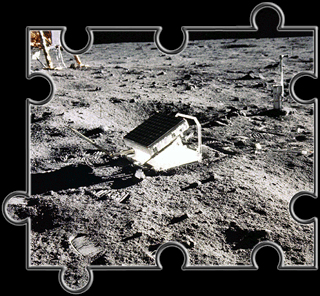 Der Retroreflektor von Apollo 11 Der Retroreflektor von Apollo 11