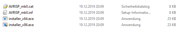 Installation erfolgreich und Funktion gegeben, INF Datei und Installer erzeugt
