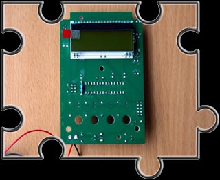 Die fertige bestückte Platine - Top-Layer