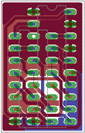 Gesamt-PCB ULN2003 Treiber-Adapter