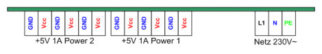 Anschlüsse Power-Board
