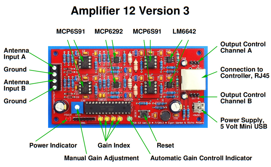 Der H-Feld Antennenverstärker PCB 12 Version 3