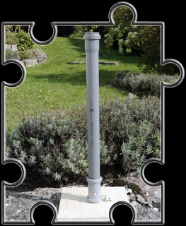 Die fertige E-Feld-Antenne