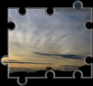Cirrostratuswolken mit Altostratus und leichter Nebensonne, Lonsee am 16.7.2011