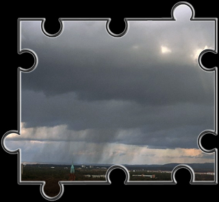 Cumulonimbus praecipitatio, Karlsruhe 7.2.1999, © Bernhard Mühr